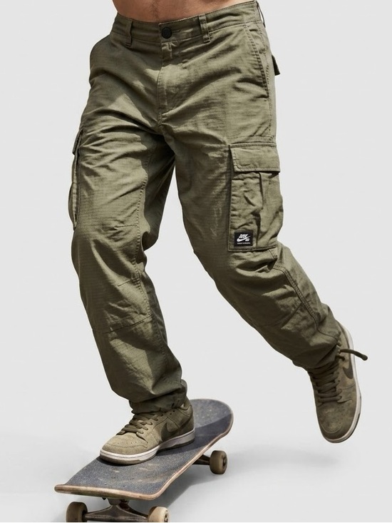 Nike Other - Nike SB Flex Ripstop Cargo Skate Pants Olive Green Men's Size 34 (AT3494-222)